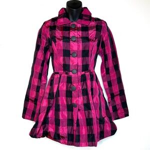 VTG Forever 21 Womens Waterpoof Jacket S Waterproof Fit & Flare Whimsygoth Moody